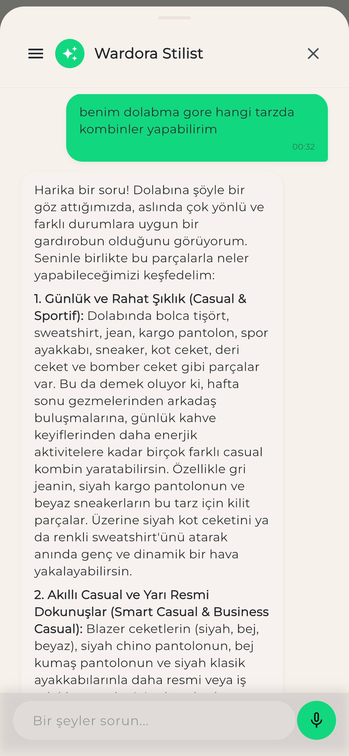 Seninle konuşan, tarzını anlayan kişisel stilistin.